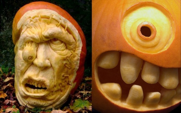 60+ Most Creative Pumpkin Carving Ideas for a Happy Halloween 13 funny-eyes-Halloween-Pumpkin-Carving-1024x640