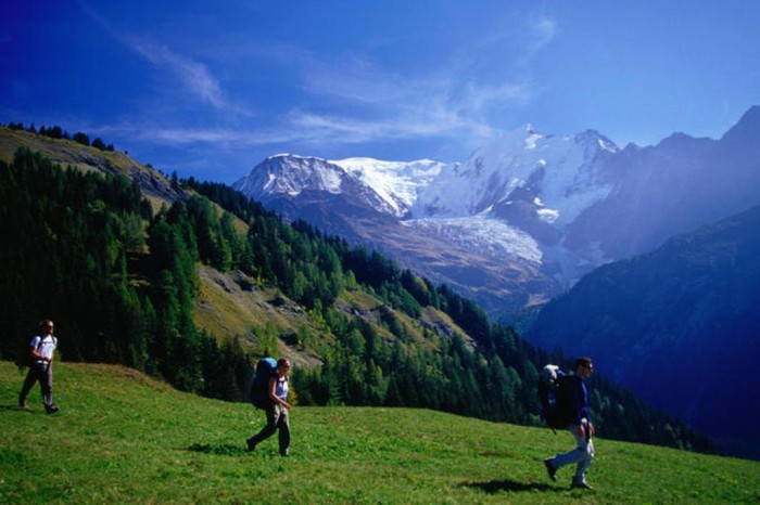 Italy It offers Tour de Mont Blanc which is an alpine hiking route that passes through Italy, France and Switzerland, the fascinating Dolomites of Northern Italy and the Sicily's southern island at which you can enjoy hiking and cycling.