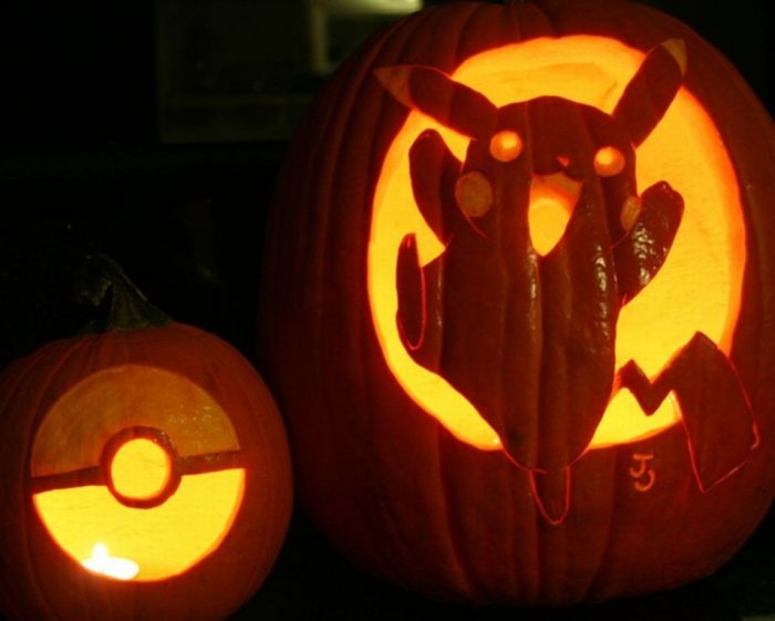 pokemon_pumpkins_10 65+ Most Creative Pumpkin Carving Ideas for a Happy Halloween