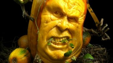 pumpkin 3 60+ Most Creative Pumpkin Carving Ideas for a Happy Halloween - Art 3