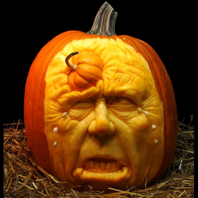 60+ Most Creative Pumpkin Carving Ideas for a Happy Halloween 57 pumpkin-6