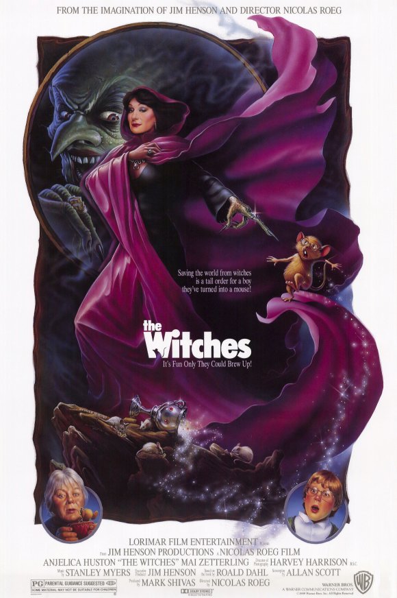 5. The Witches It is an American-British fantasy and comedy movie that was released in 1990. It was directed by Nicolas Roeg and it stars Jasen Fisher, Anjelica Huston and others. The story of this movie is based on The Witches by Roald Dahl who is a Norwegian-Bretish author.