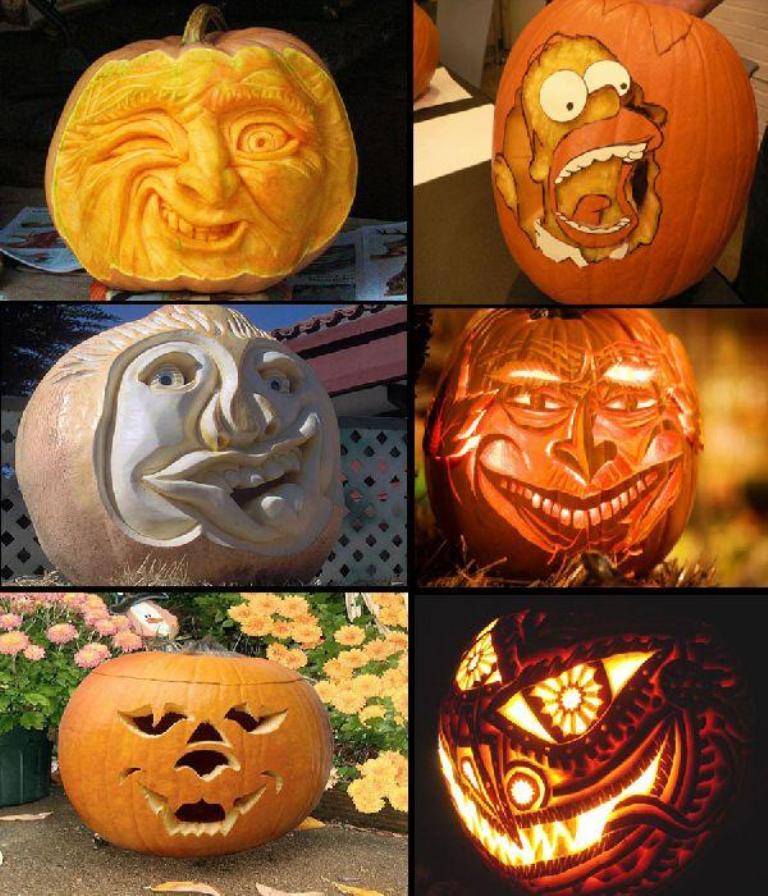 unique-halloween-pumpkin-carving-image 65+ Most Creative Pumpkin Carving Ideas for a Happy Halloween