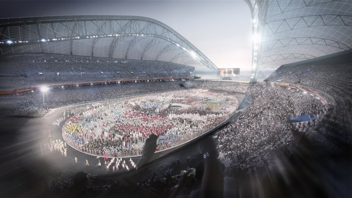 The Countdown to Sochi Winter Olympics Has Started 12 ©-POPULOUS-Sochi-2014-Olympic-Stadium_Internal1