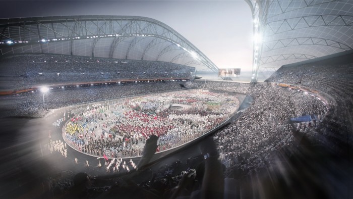 ©-POPULOUS-Sochi-2014-Olympic-Stadium_Internal1 The Countdown to Sochi 2014 Winter Olympics Has Started