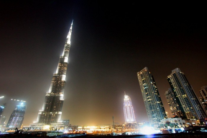 Burj Khalifa Elevator that can be found in Dubai, United Arab Emirates. This elevator is the world's fastest one since it is located in the world's longest building. 