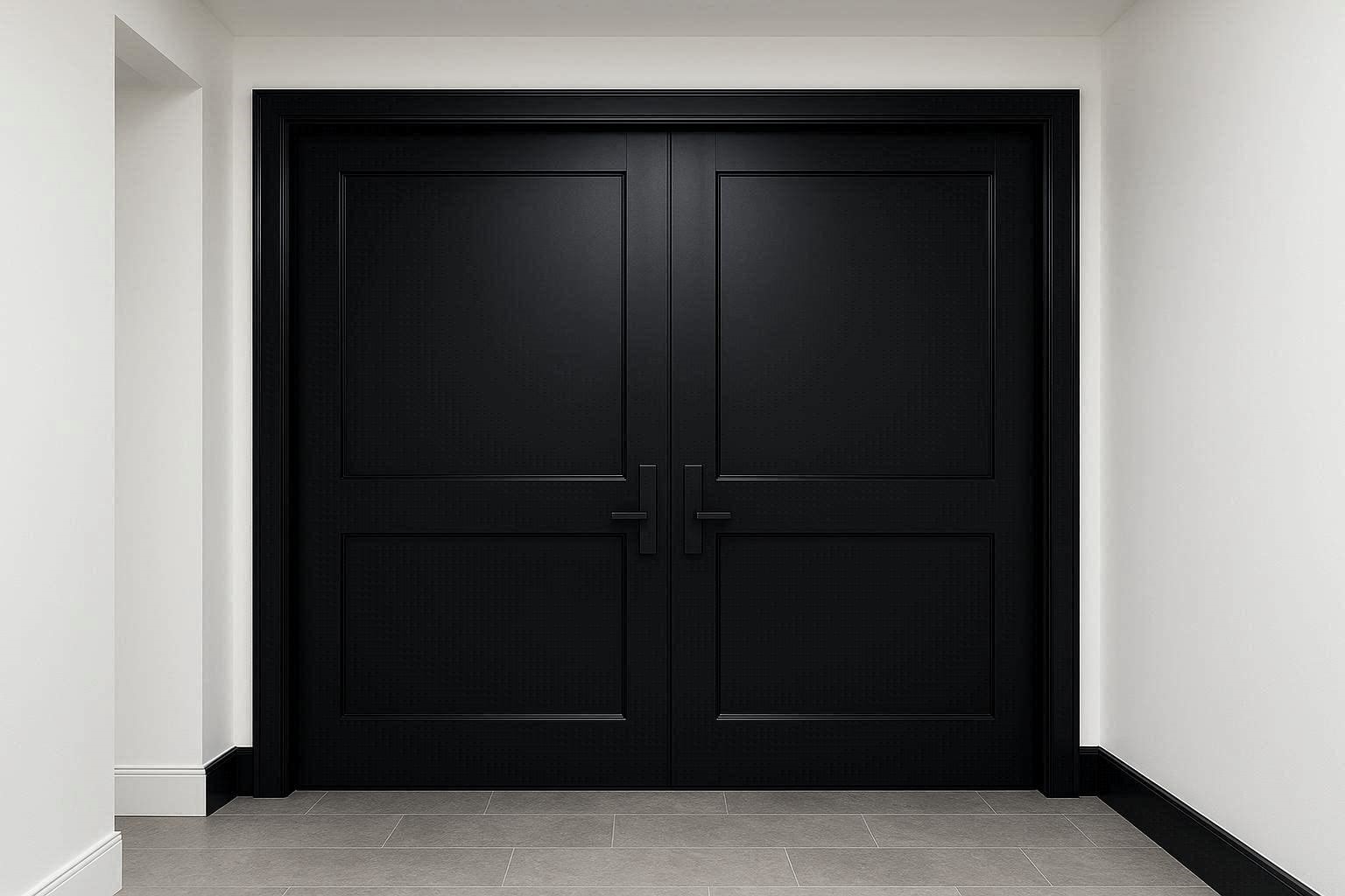 Bold Black Interior Doors for a Dramatic Modern Statement Remodel Your Rooms Using These Trendy 17 Awesome Interior Doors - 9 interior door
