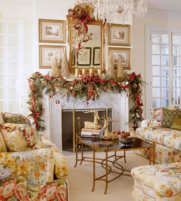 Christmas-Living-Room-3 79 Amazing Christmas Tree Decorations