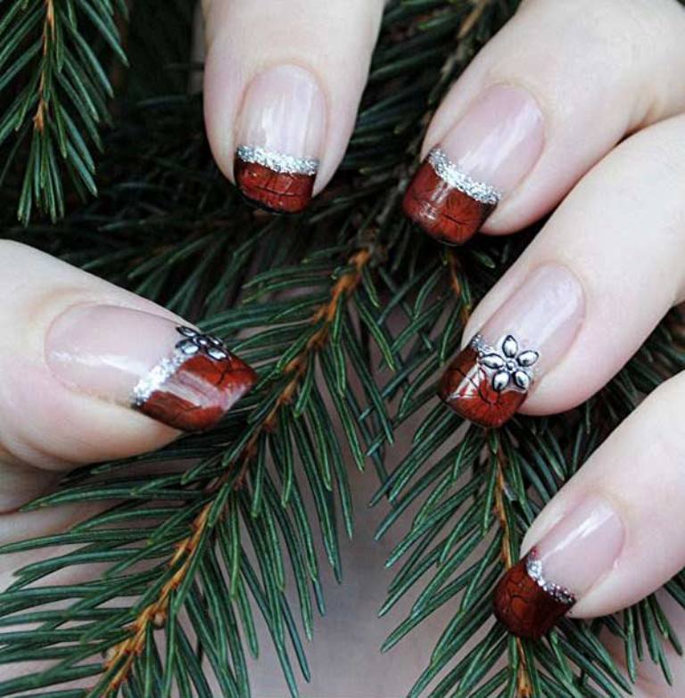 Nail art There are different nail art designs such as V cut trend for nails and other nail art ideas from which you can choose what suits you.