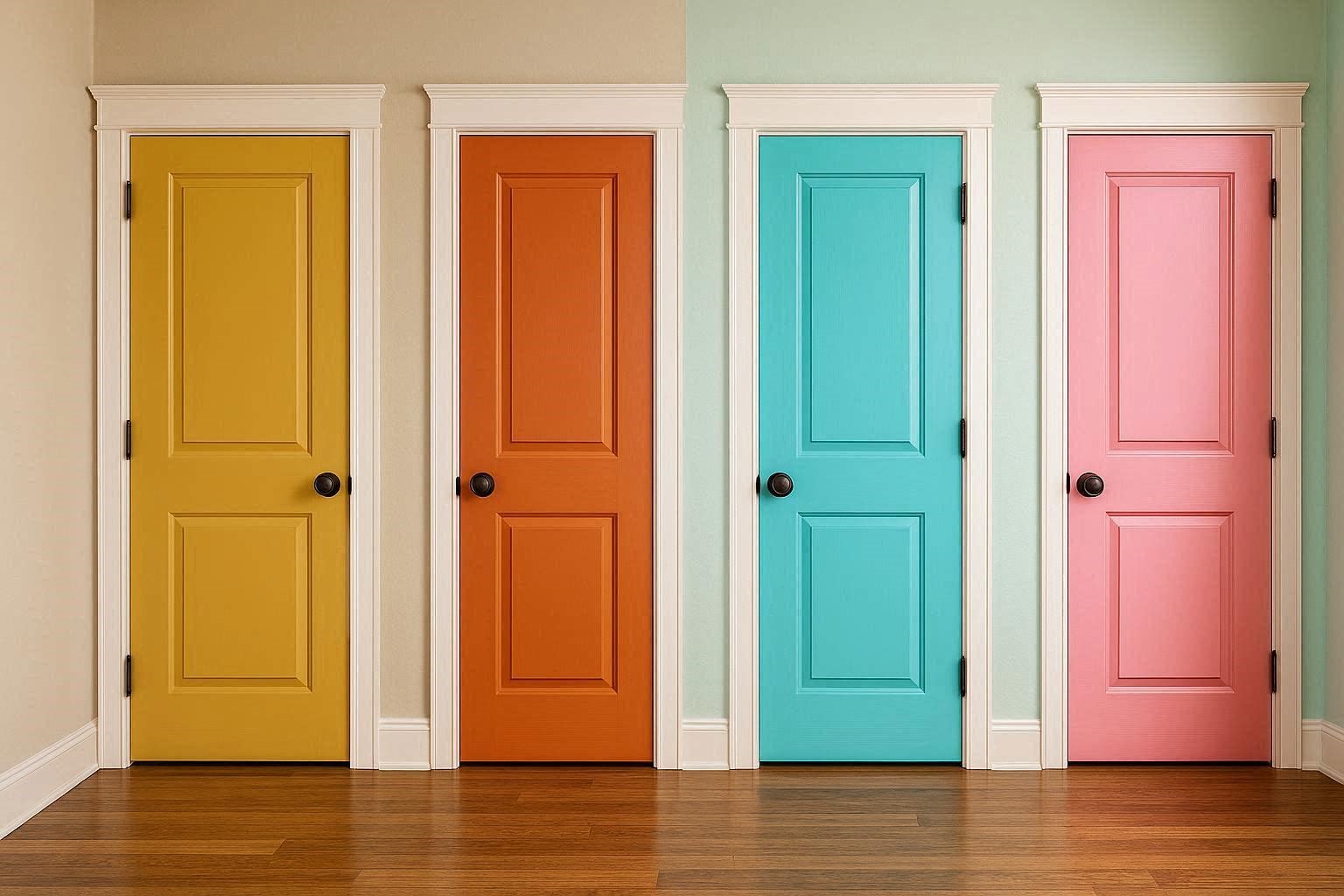 Colorful Painted Interior Doors to Add Personality Remodel Your Rooms Using These Trendy 17 Awesome Interior Doors - 14 interior door