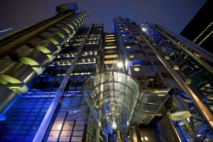 Lloyd's Building which is located in London, England 