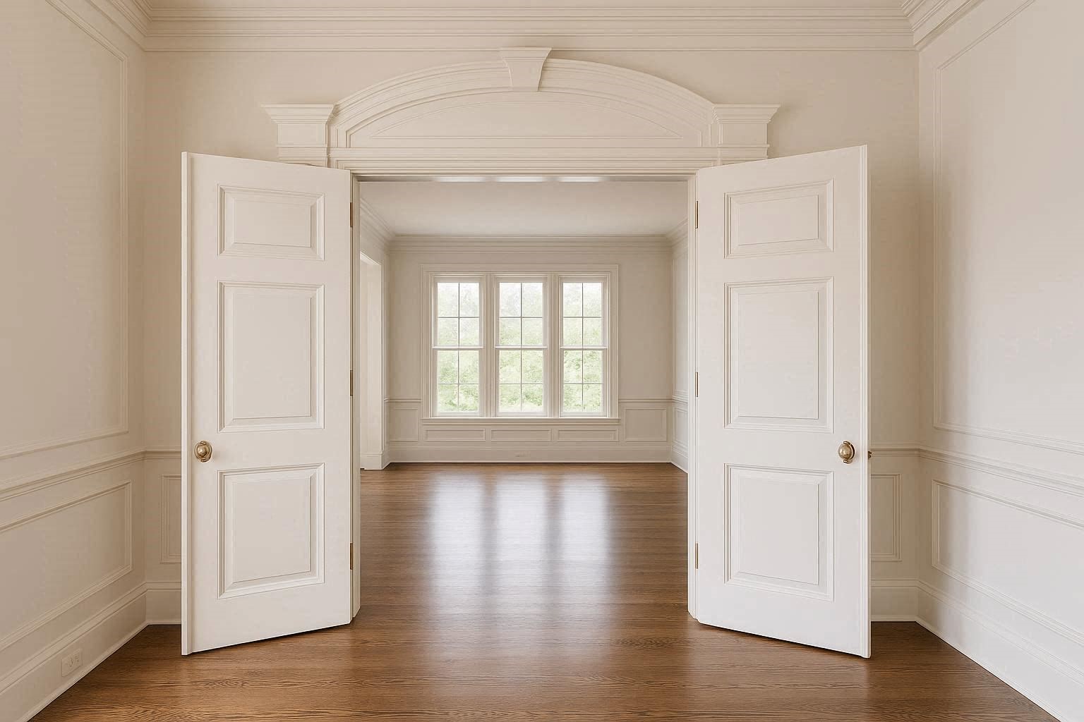 Double Interior Doors for a Grand and Spacious Entrance Remodel Your Rooms Using These Trendy 17 Awesome Interior Doors - 12 interior door