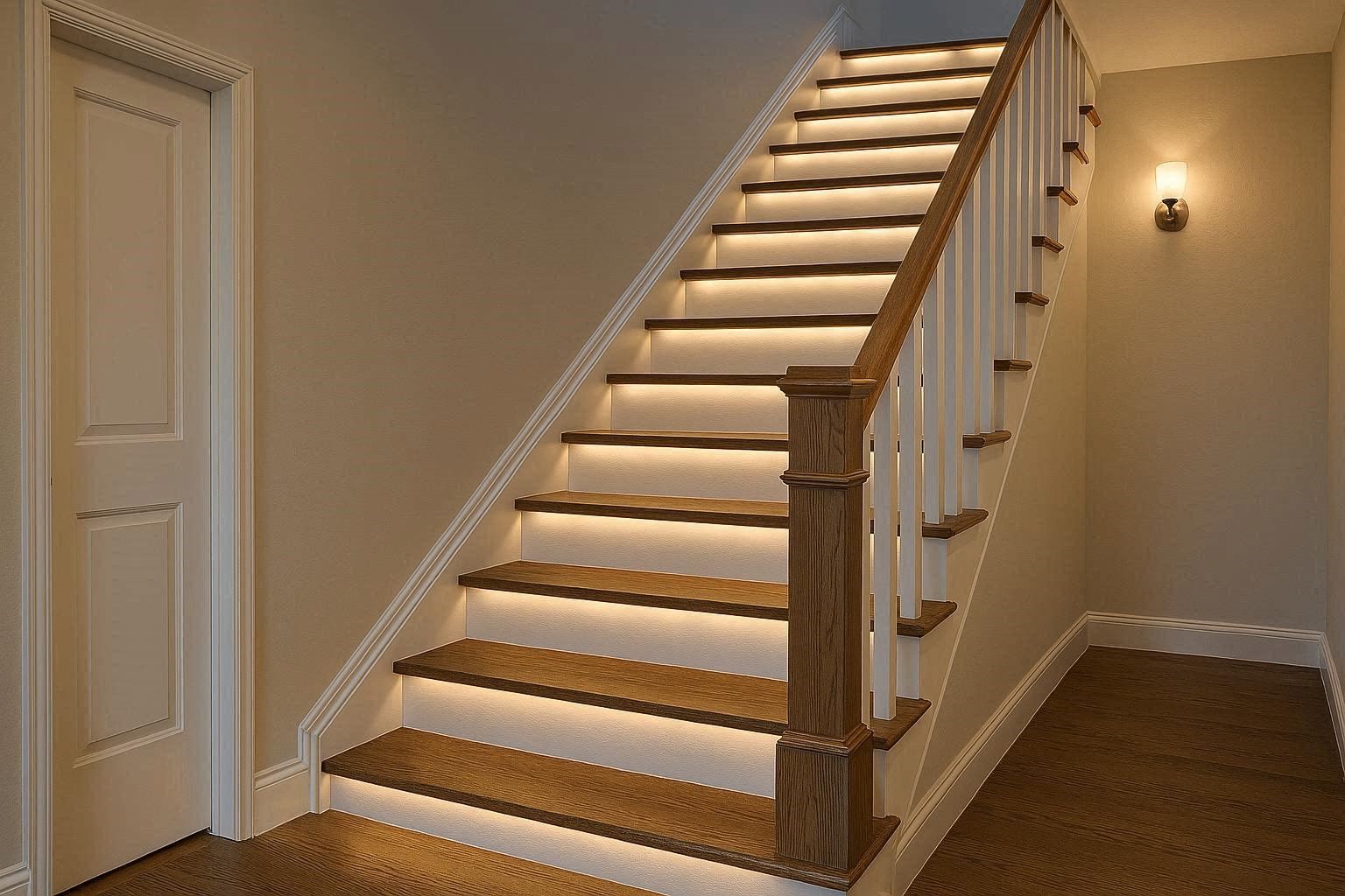 How to Turn Your Old Staircase into a Decorative Piece 7 Enhance the Staircase with Lighting How to Turn Your Old Staircase into a Decorative Piece - 7 old staircase