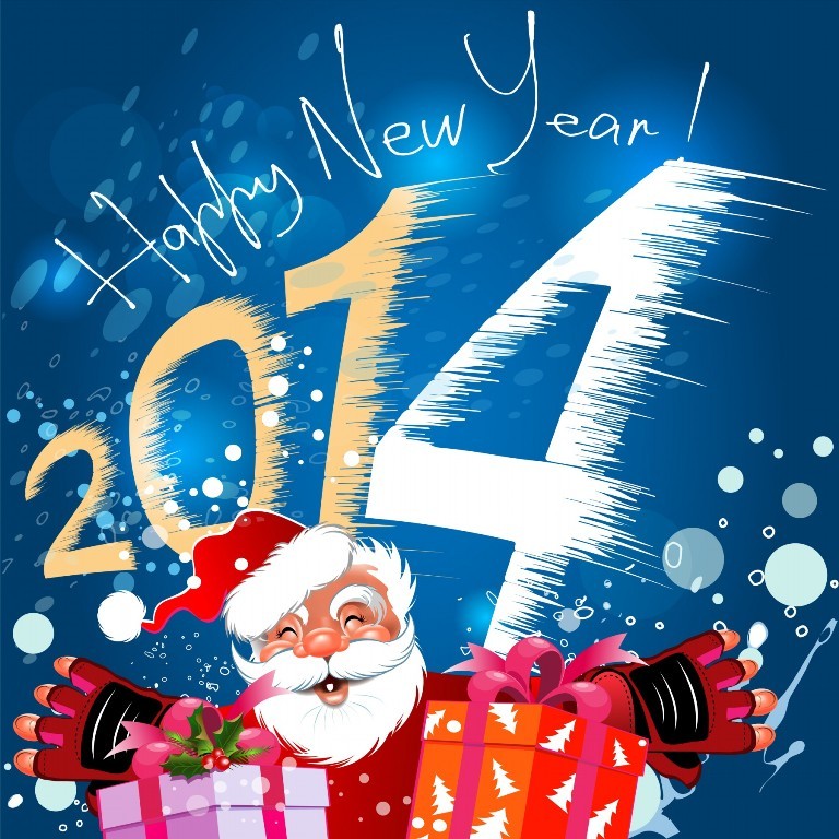 Free-Greetings-Cards.-Merry-Christmas-2014-Happy-New-Year-16 45+ Latest & Most Gorgeous Greeting Cards for a Happy New Year