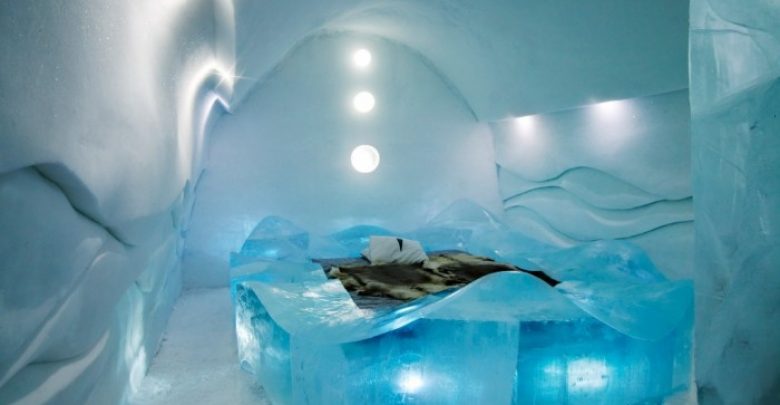 IceHotel 07 Top 30 World's Weirdest Hotels ... Never Seen Before! - non-traditional hotels 1
