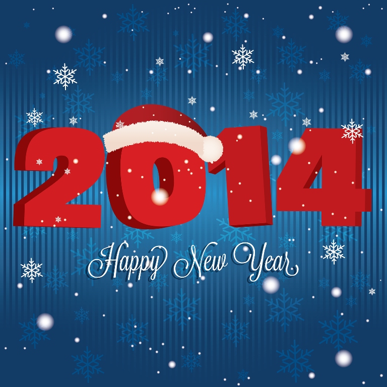 New_Year_wallpapers_Happy_New_Year_2014_and_a_Santa_Claus_hat_047636_