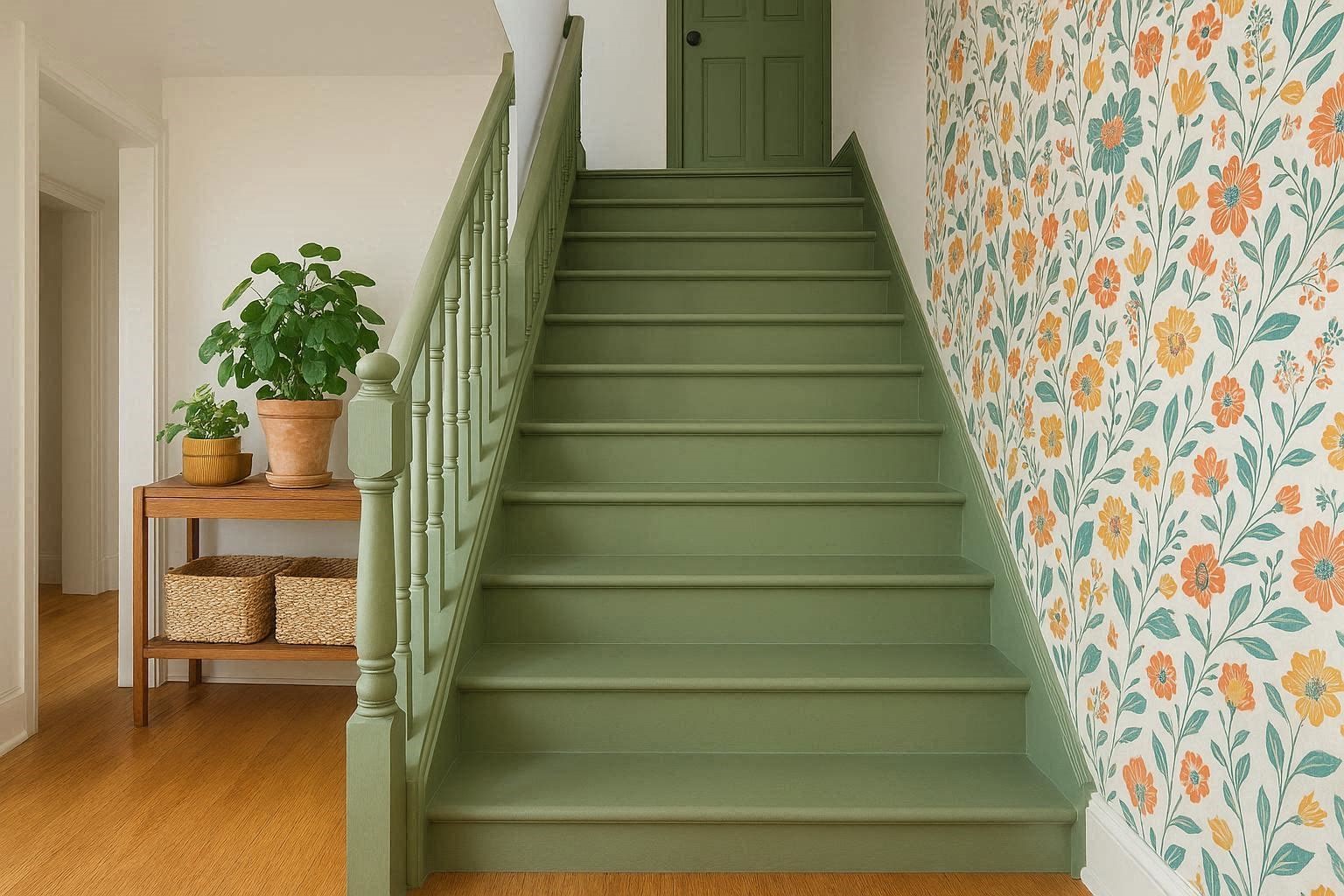 How to Turn Your Old Staircase into a Decorative Piece 4 Refresh the Look with Paint and Color How to Turn Your Old Staircase into a Decorative Piece - 4 old staircase