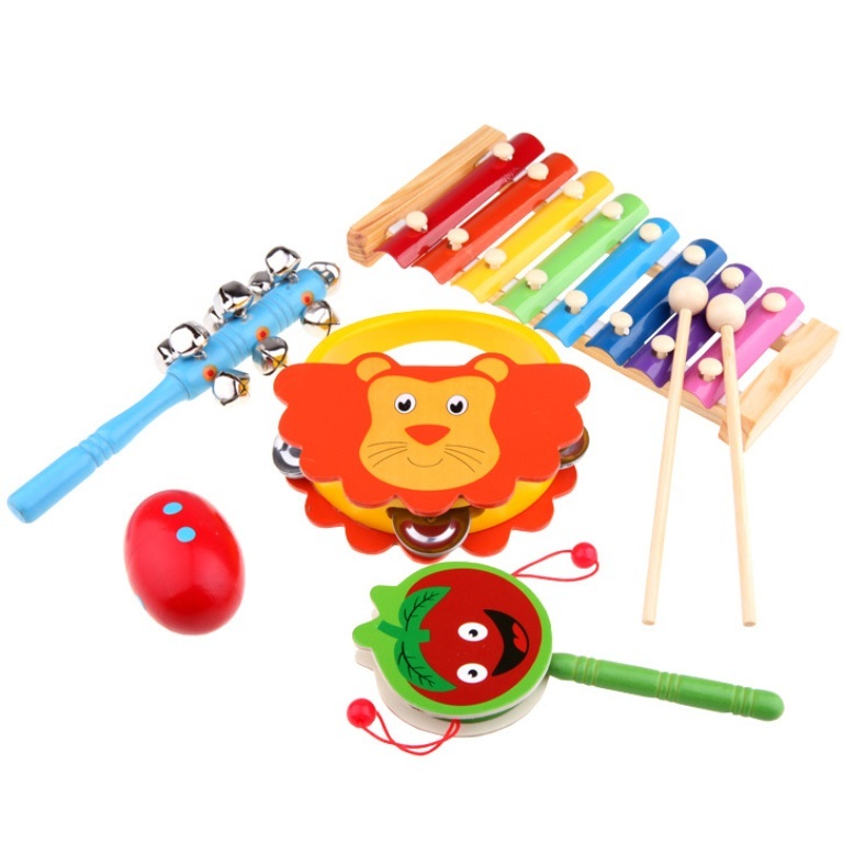 Round-toy-3-15-child-musical-font-b-instrument-b-font-octave-piano-knock-sand-eggs Do You Know How to Train Your Child to Use the Five Senses?