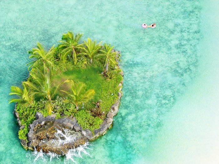 Small, Island, Honolulu, Hawaii, Sea, Beach, Blue