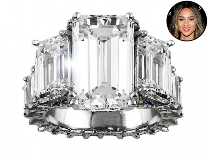 ciara-600x450 35+ Fascinating & Stunning Celebrities Engagement Rings for 2020