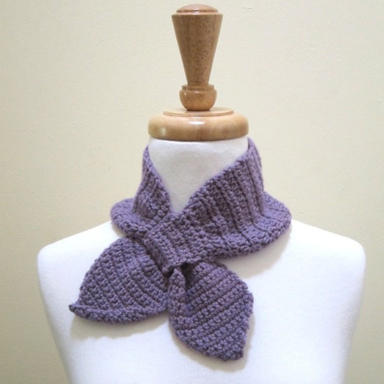 crochet-ascot-scarf
