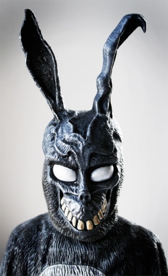 The mask in "Donnie Darko" that was released in 2001 