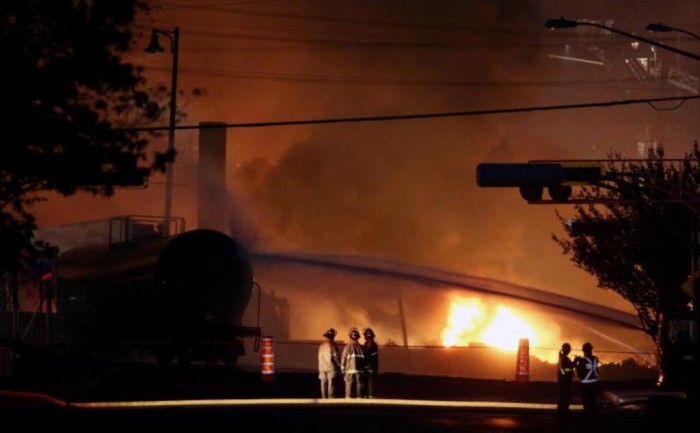 A train accident in Pakistan on July 6, 2013 that resulted in the death of 14 people and the injury of 1 person. 