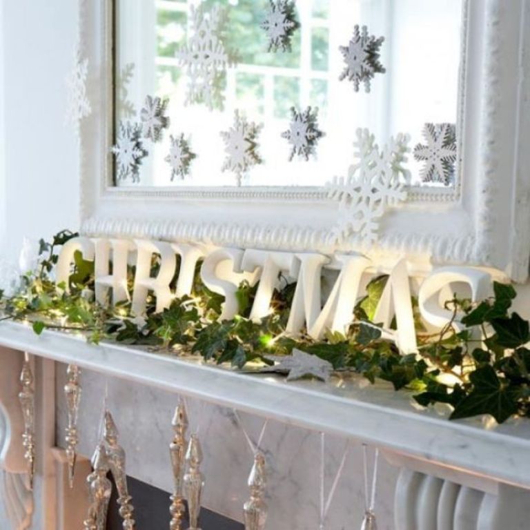 Mantel decorating ideas for Christmas