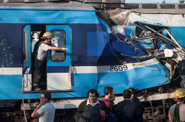 2013 Buenos Aires rail disaster in Argentina on June 13, 2013 at which 3 people died and 315 were injured.
