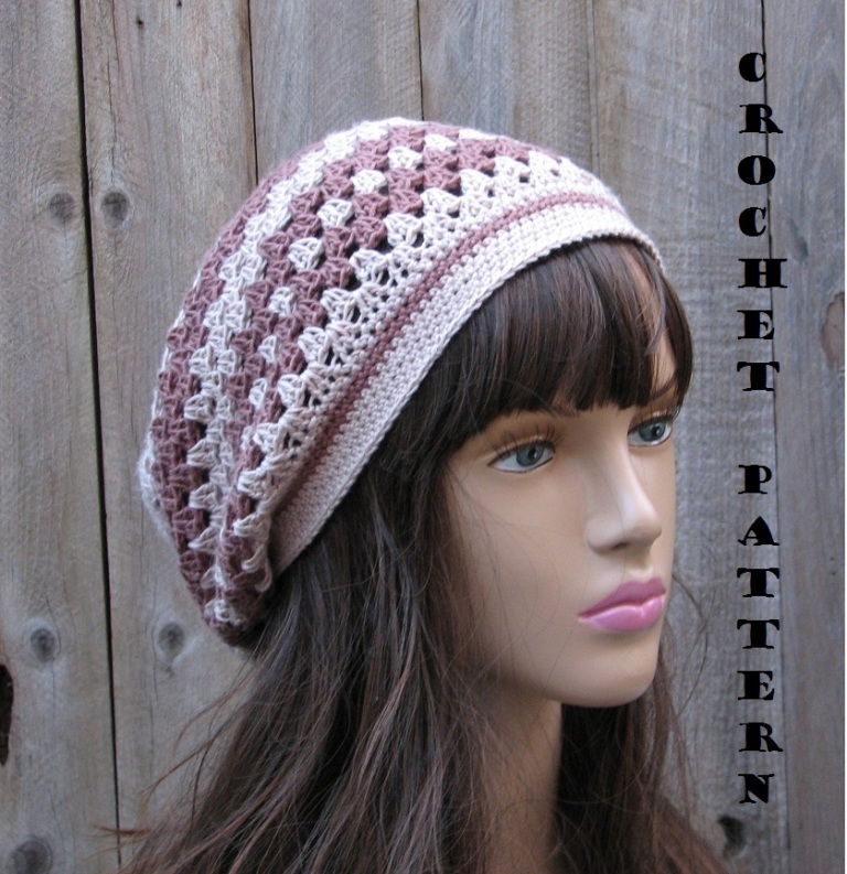 Crochet hats with different shapes and colors for all age groups