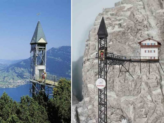 Hammetschwand Lift which is located in Lake Lucerne, Switzerland. 