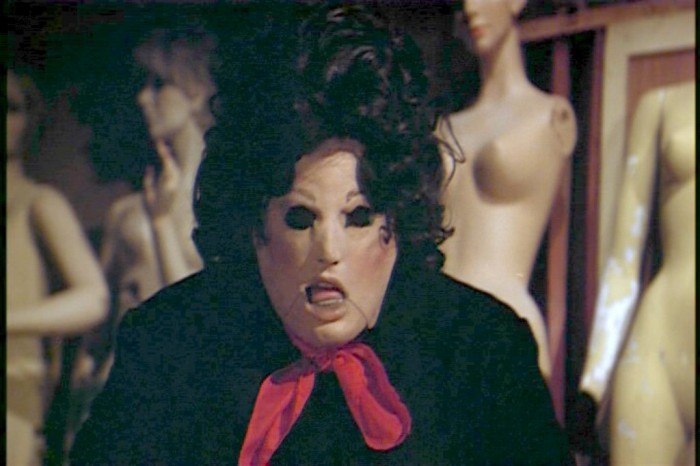 The mask in "Tourist Trap" that was released in 1979 