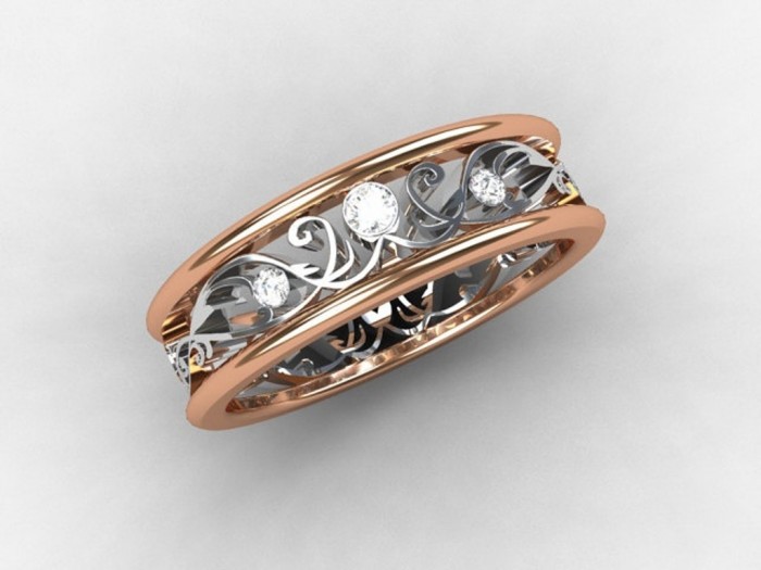 Top 60 Stunning & Marvelous Rose Gold Wedding Bands 37 081524845d1f14959cc9b0a2d45f7b5a