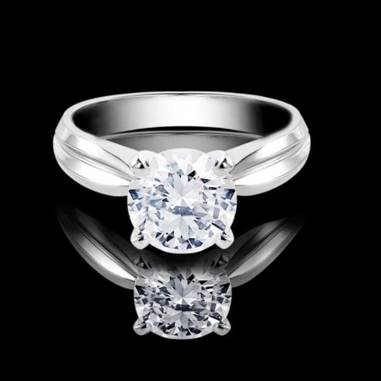 1-ctw-tapered-shank-solitaire-diamond-engagement-ring-in-14k-white-gold