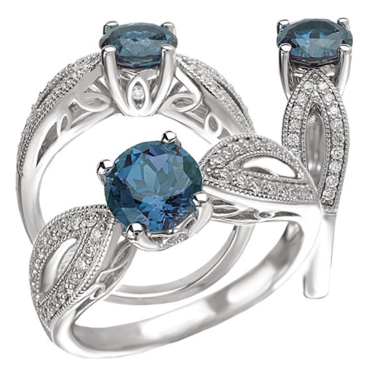 113093al 60 Magnificent & Breathtaking Colored Stone Engagement Rings