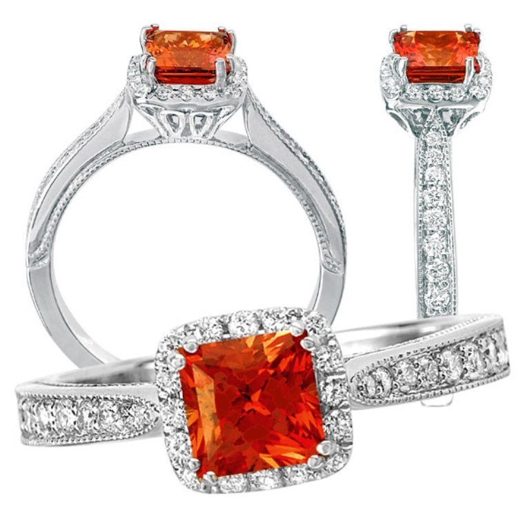 117222pd 40 Elegant Orange Sapphire Rings for Different Occasions
