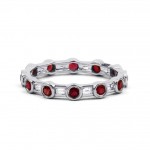 55 Fascinating & Marvelous Ruby Eternity Rings