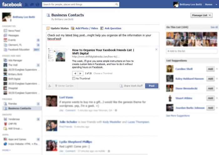 4facebook-business-contacts Top 10 Facebook Tips that May Be Unknown to You
