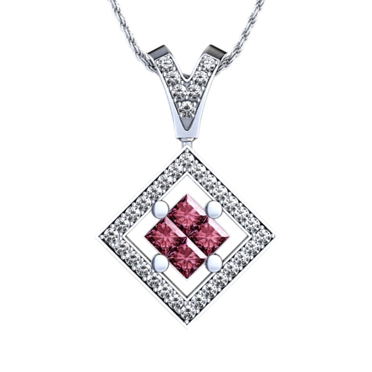 50 Unique Diamond Necklaces & Pendants 5 601_ruby_diamond_pendant_top