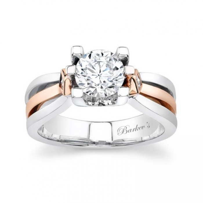 6682L Top 70 Dazzling & Breathtaking Rose Gold Engagement Rings