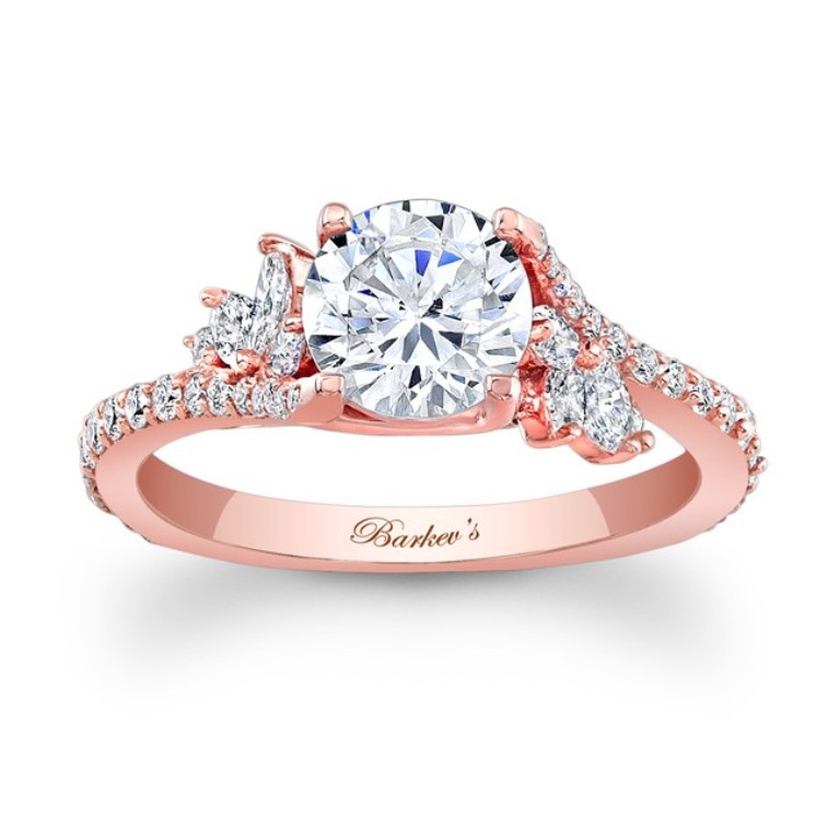 7908l_front Top 70 Dazzling & Breathtaking Rose Gold Engagement Rings
