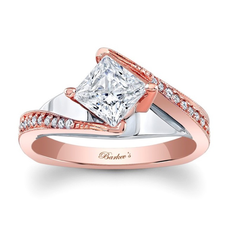 7922lptw_front Top 70 Dazzling & Breathtaking Rose Gold Engagement Rings