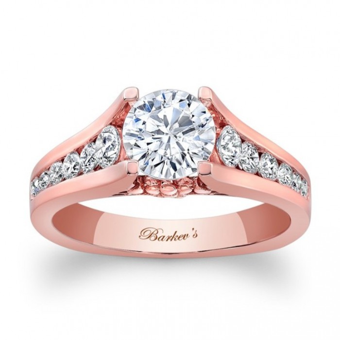 7940lpw_front Top 70 Dazzling & Breathtaking Rose Gold Engagement Rings