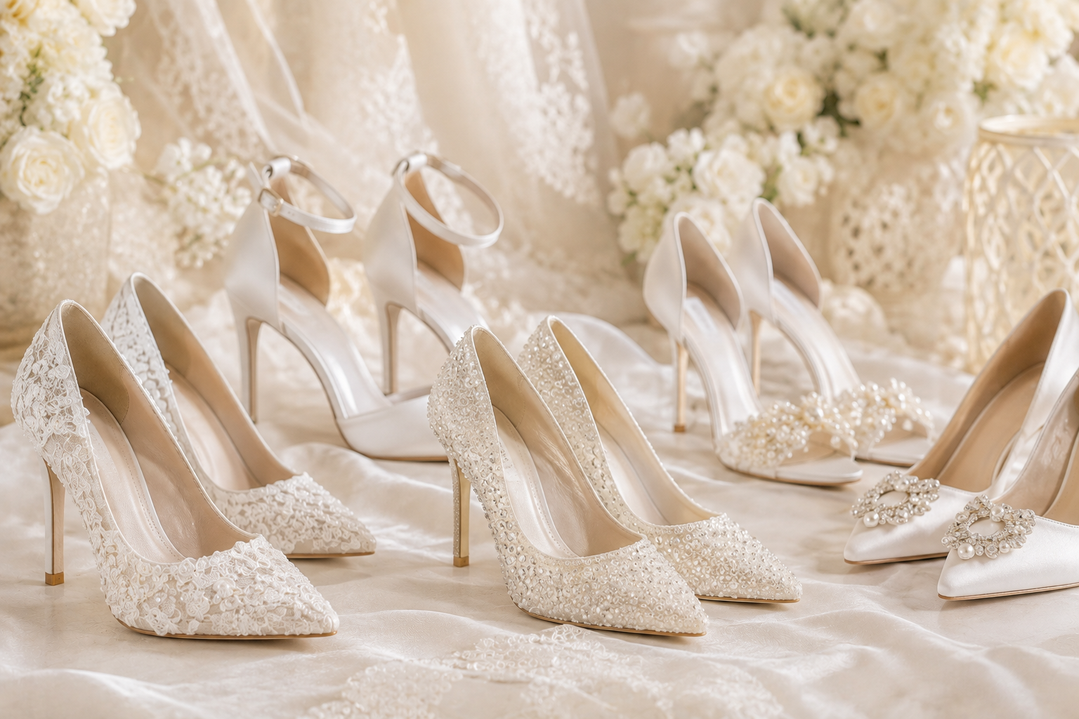 A Breathtaking Collection of White Bridal Shoes for Your Wedding Day 2 A Breathtaking Collection of White Bridal Shoes for Your Wedding Day A Breathtaking Collection of White Bridal Shoes for Your Wedding Day - 2 bridal shoes