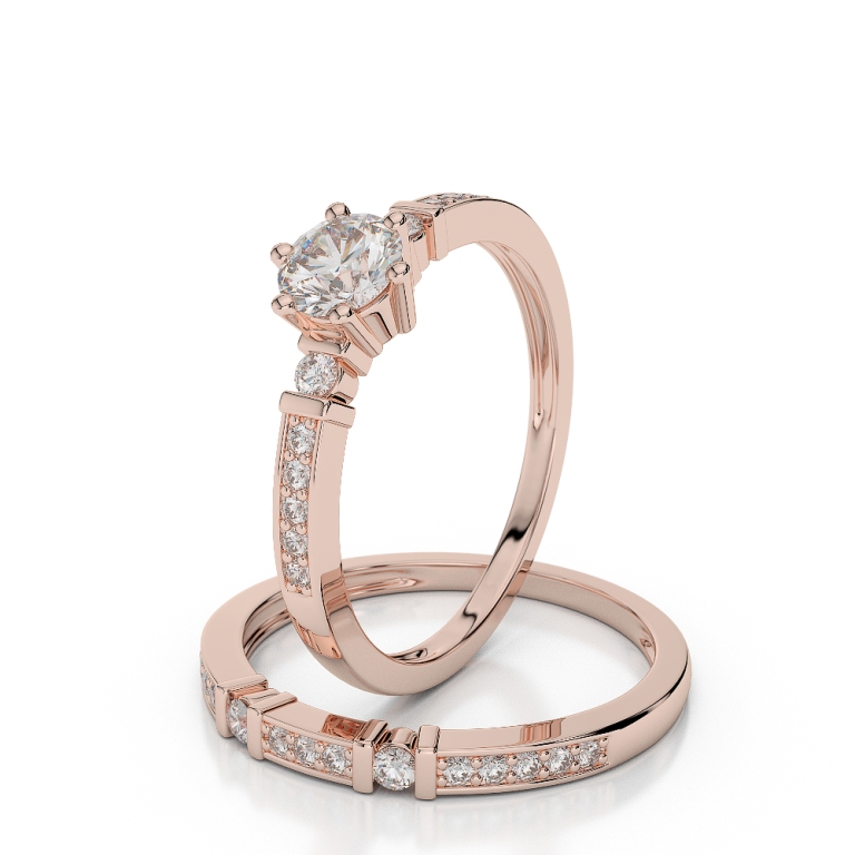 AGRBS1019 Top 60 Stunning & Marvelous Rose Gold Wedding Bands