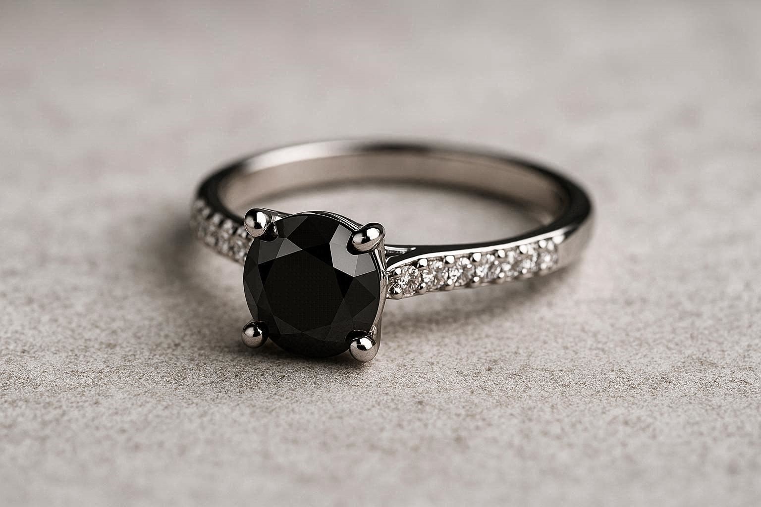 18 Magnificent & Breathtaking Colored Stone Engagement Rings 21 Black Diamond Engagement Ring 18 Magnificent & Breathtaking Colored Stone Engagement Rings - 21 colored stone engagement rings