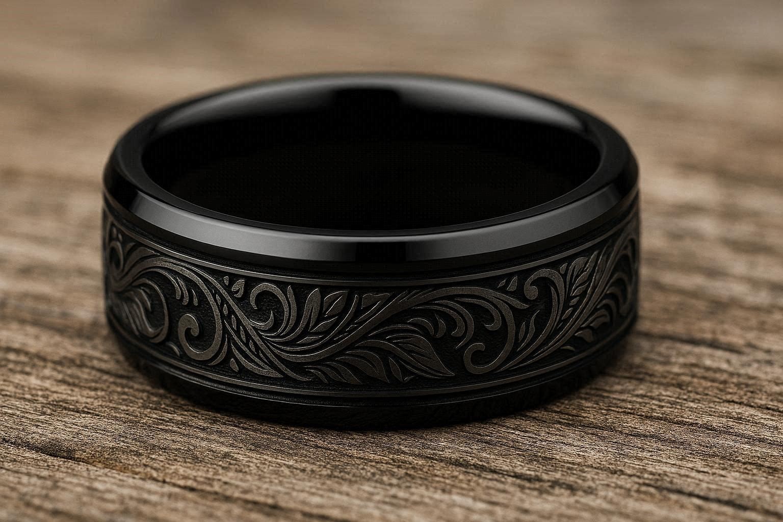 Top 19 Gorgeous Hawaiian Wedding Rings and Bands 13 Black Tungsten Hawaiian Wedding Band Top 19 Gorgeous Hawaiian Wedding Rings and Bands - 13 Hawaiian wedding rings and bands