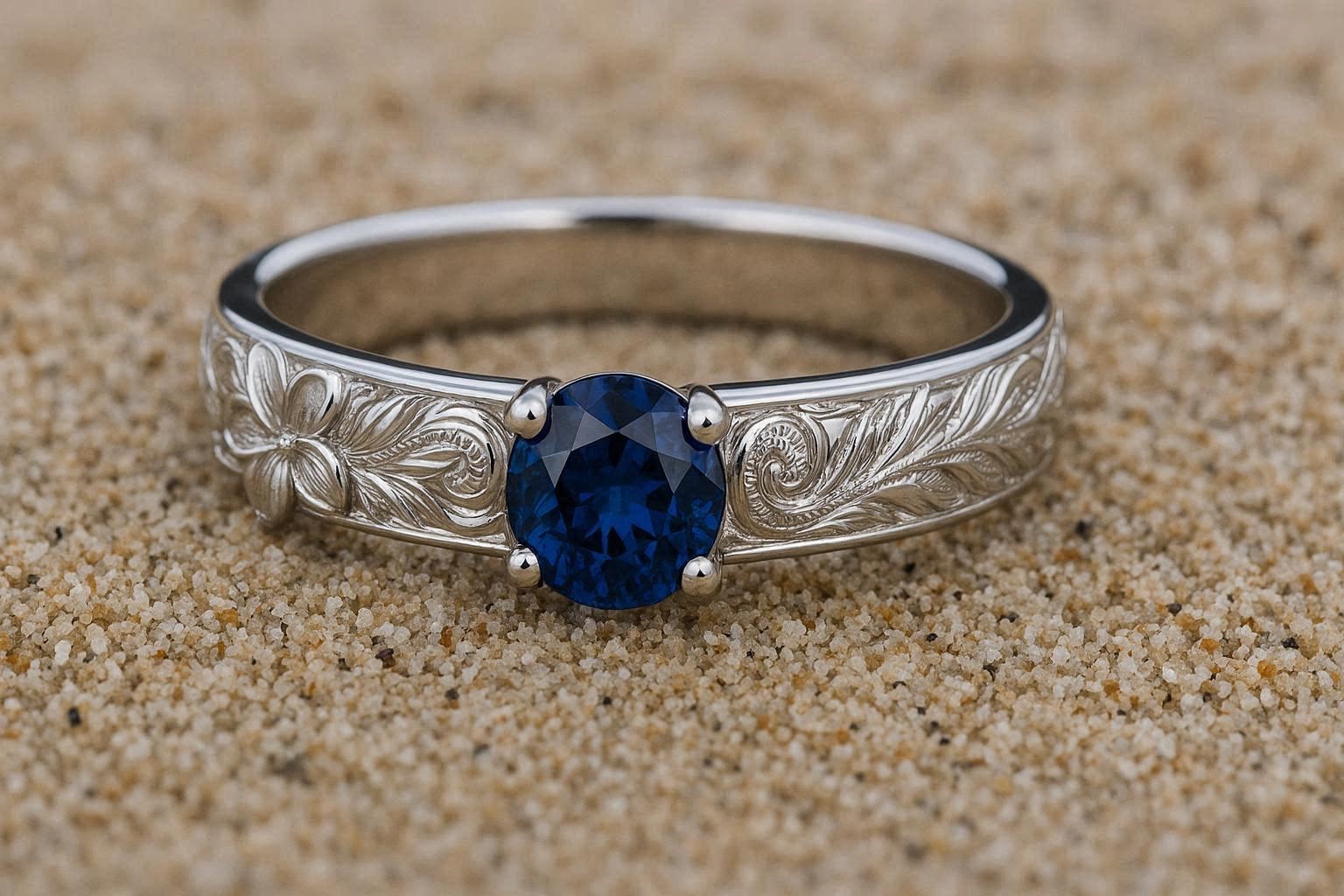 Top 19 Gorgeous Hawaiian Wedding Rings and Bands 18 Blue Sapphire Hawaiian Wedding Ring Top 19 Gorgeous Hawaiian Wedding Rings and Bands - 18 Hawaiian wedding rings and bands