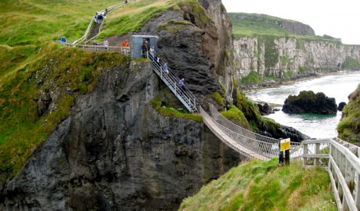 Carrick-a-Rede_Rope_Bridge The World’s 15 Scariest Bridges that Will Freeze Your Heart