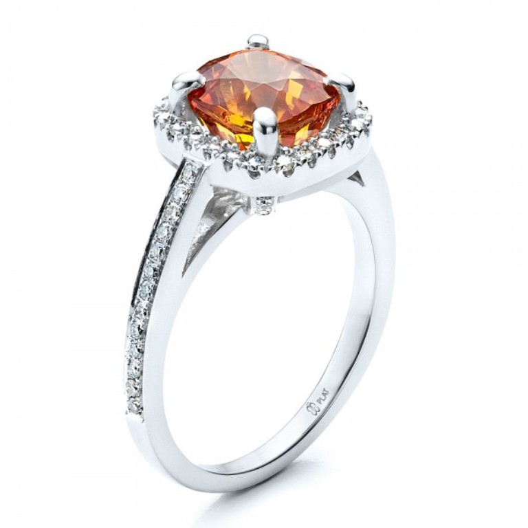 Custom-Diamond-and-Orange-Sapphire-Engagement-Ring-3Qtr-1452